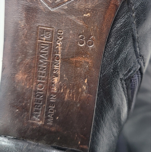 Alberto Fermani Black Leather Boots - Picture 11 of 15
